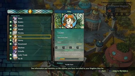 Ni no kuni 2 rejuvenate Don’t worry about all the items, either